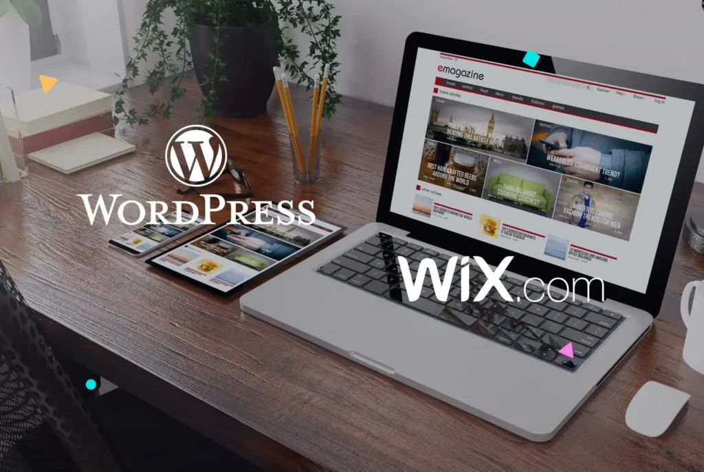 comparacion entre wordpress y wix
